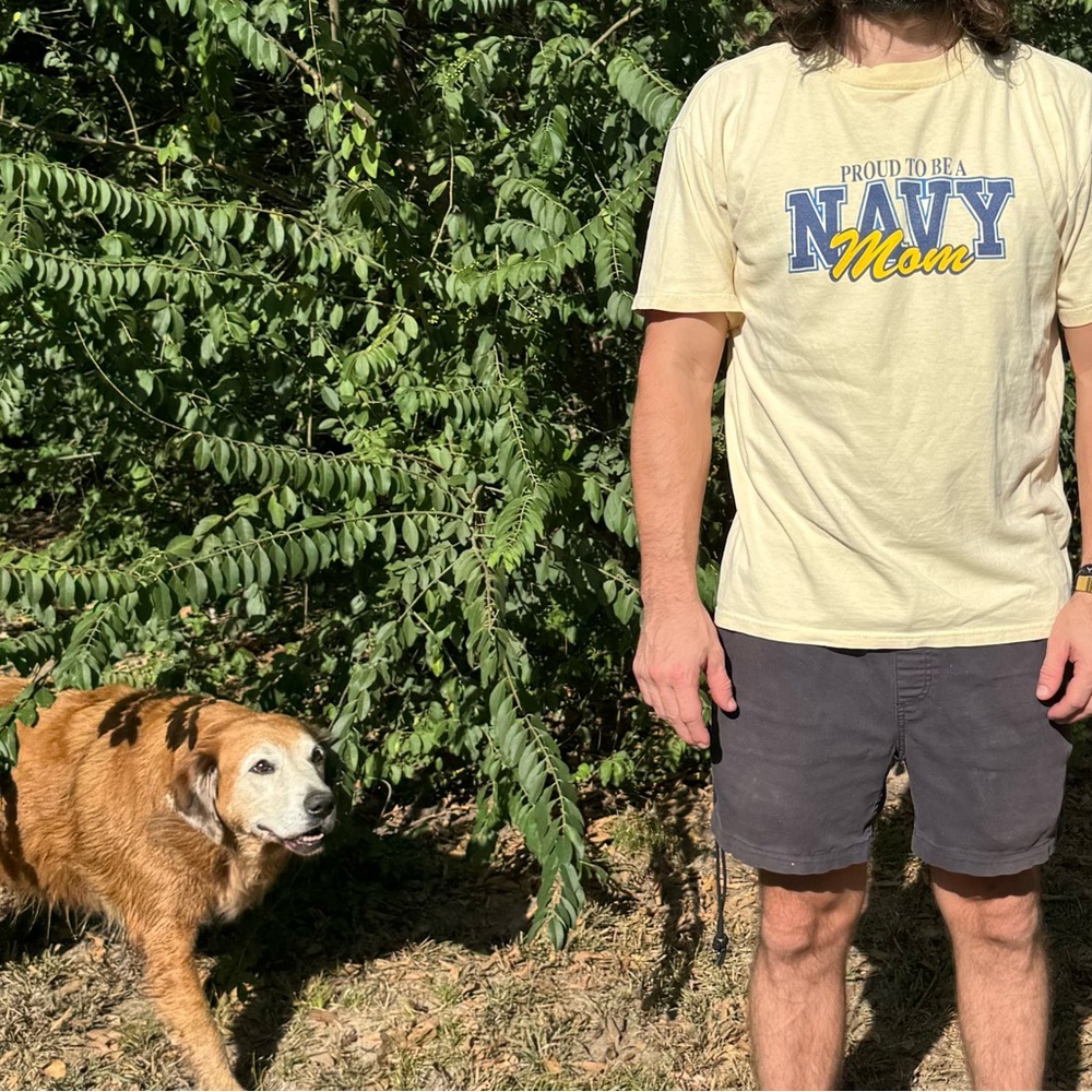 Vintage Proud to be a Navy Mom Shirt